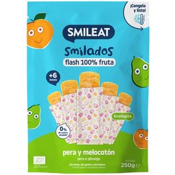 Smilado Flash Ecológico de Pera y Melocotón 50g