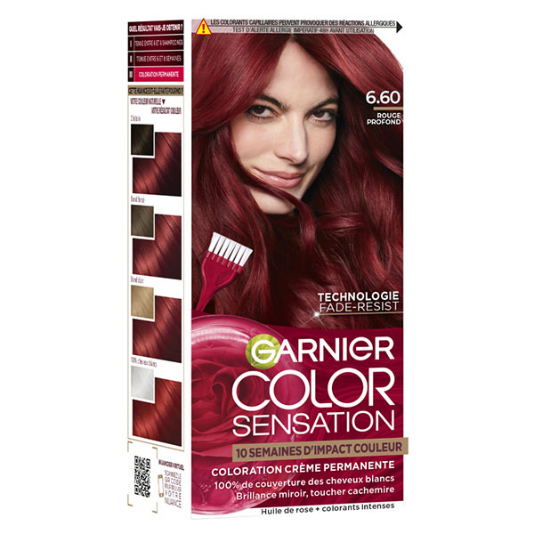 Color Sensation Coloration Permanente 6.60 Rouge Profond