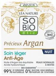 Précieux Argan Soin Léger Anti-Âge Nuit Biologique 50 ML - Pot 50 ml