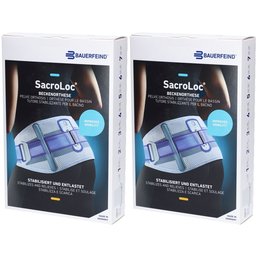 Bauerfeind® Sacroloc Othèse de stabilisation pour le bassin taille 3 titane
