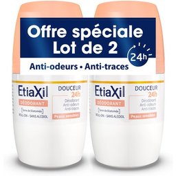 Déodorant Douceur 24h Roll-On 2x50ml
