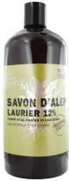 Tadé Savon d'Alep Liquide 12% Laurier - 1 l - Flacon 1 Litre