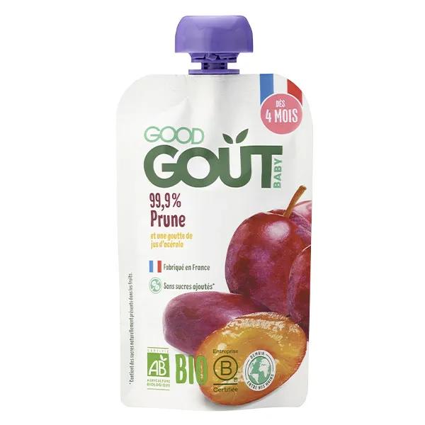 Gourde Compote de Fruits Prune +4m Bio 120g