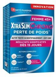 Forté Pharma XtraSlim Chrono Perte de Poids Femme 45+ 60 Gélules - Boîte 60 gélules