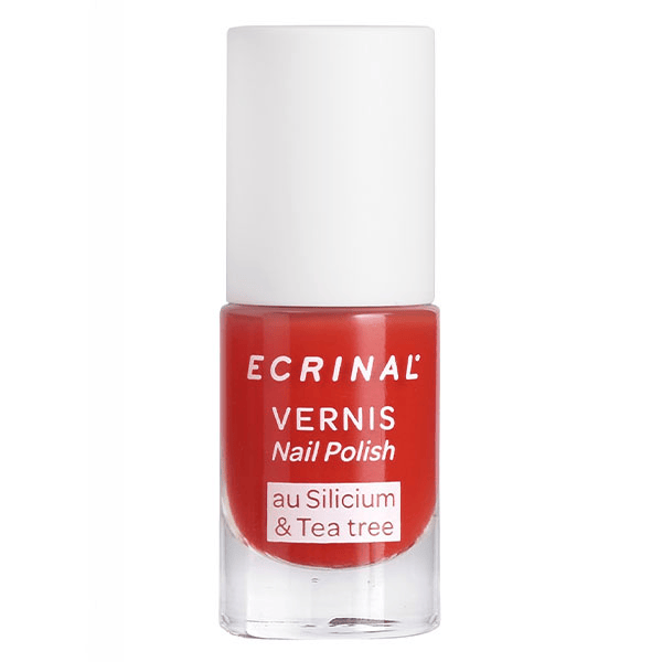 vernis silicium + tea tree Rouge Corail 5 ml