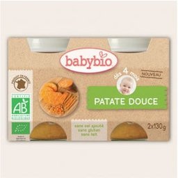 Petits Pots Patate Douce Bio dès 4 mois 2x130g