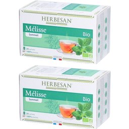 Herbesan Bio Mélisse Infusion Sommeil Serein