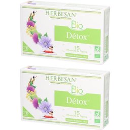 Herbesan Bio Dépuratives Détox 15 Plantes et Fruits