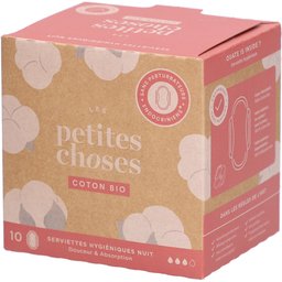 LES Petites Choses Serviettes hygièniques en coton bio Nuit