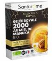 Bio Gelée Royale 2000 Miel de Manuka Bio 20 Ampoules de 10 ml - Boîte 20 ampoules de 10 ml