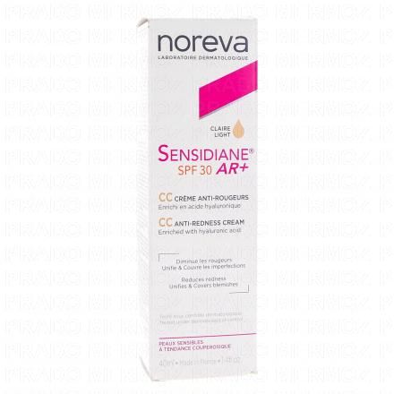 Sensidiane AR+ CC crème anti rougeurs Light SPF30 Tube 40ml