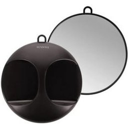 Black Round Mirror 29Cm 1ut