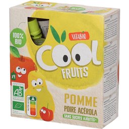 Cool Fruits - Gourdes de fruits Pomme Poire de Provence Bio