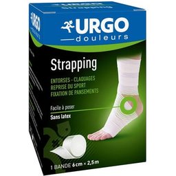 Strapping Bande Adhésive Élastique Sans Latex 2,5Mx6cm 1ut