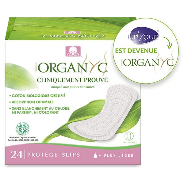 Protège-Slip Flux Très Léger Coton Bio Sachets Individuels 24 unités