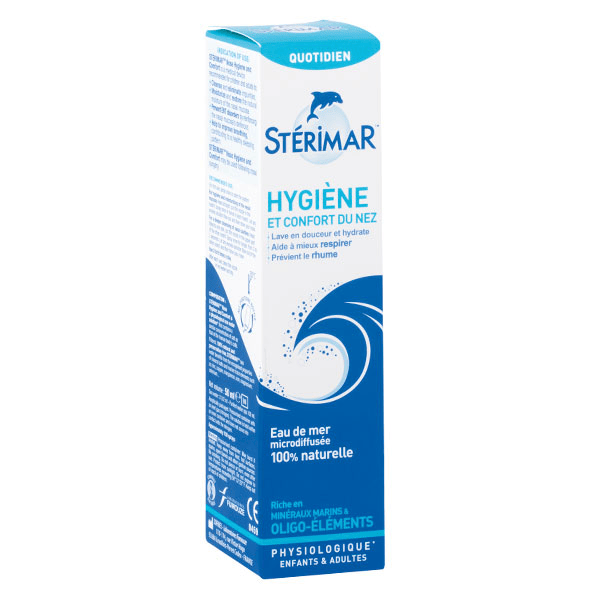 Solution Eau de Mer Spray de Poche 50ml