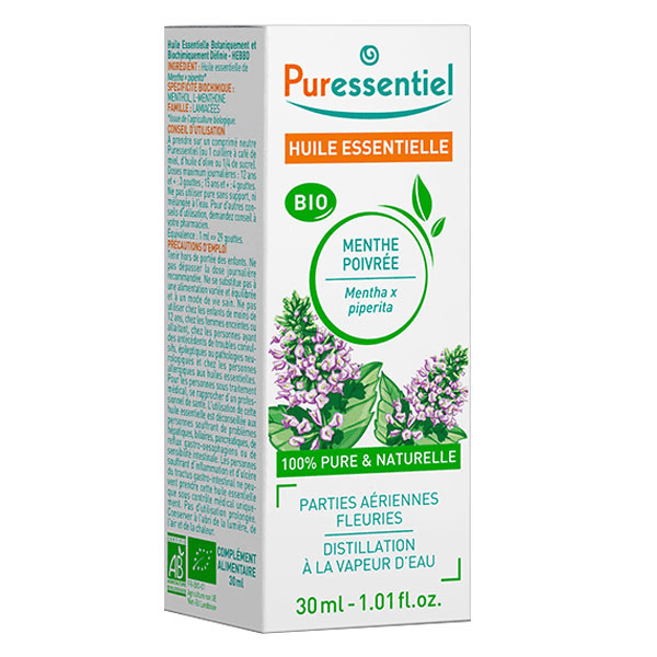 Huile Essentielle Menthe Poivrée Bio 30ml