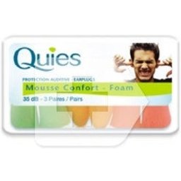 Protection Auditive Mousse Confort 3 Paire