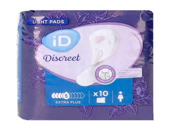 iD Discreet Light Pads Extra Plus - 20 paquets de 10 protections