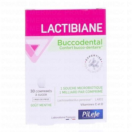 Lactibiane buccodental boîte 30 comprimés à sucer