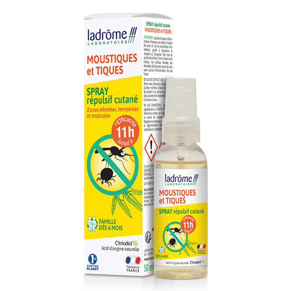 Été Insecte Spray Anti-Moustiques et Tiques 50ml