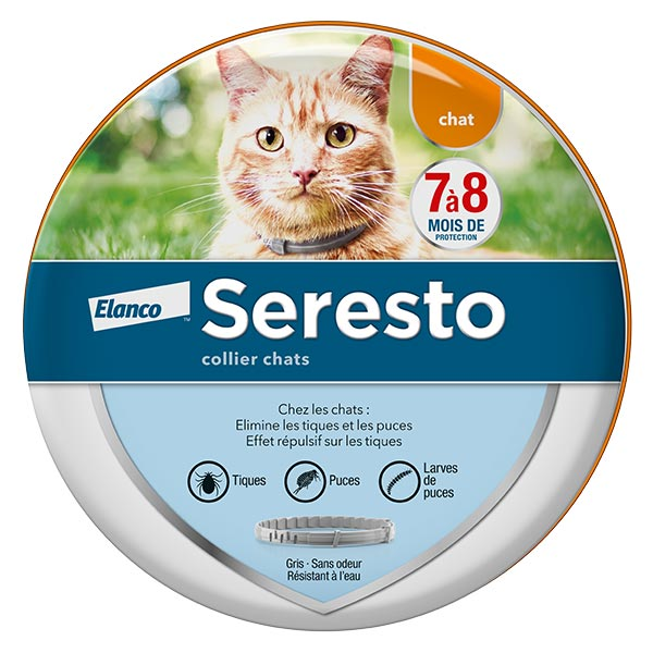 Chat Collier Anti-Puces et Anti-Tiques 1 unité