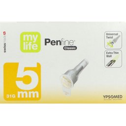 Mylife Penfine Classic - Aiguille Pour Stylo Injecteur 5 mm x 0,25 mm (Réf. 700009710)