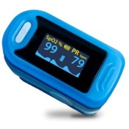 Oxymètre de pouls mobiclinique bleu PY04 1ud