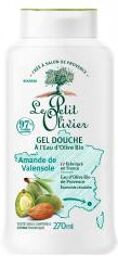 Gel Douche à l'Eau d'Olive Bio de Provence et Amande de Valensole 270 ml - Flacon 270 ml