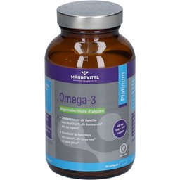 Mannavital Oméga-3 Huile d'algues végan