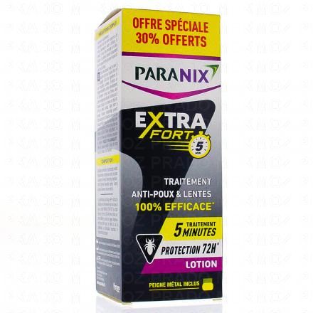 Extrat fort Lotion Anti poux et lentes flacon 200ml + 30% offert + peigne