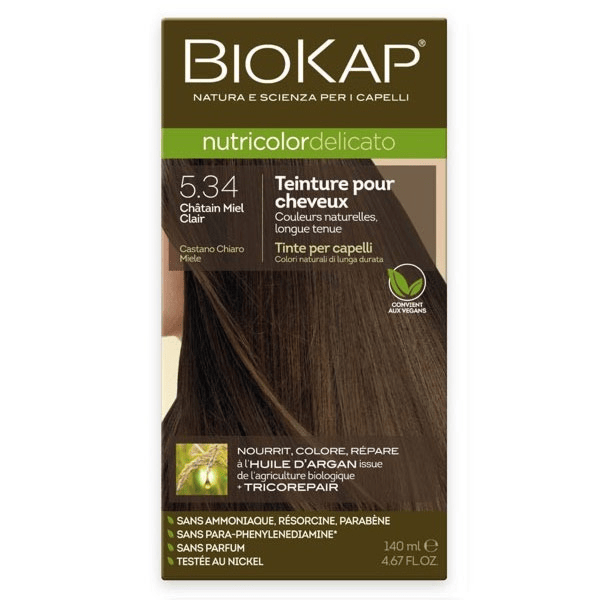 Nutricolor Delicato coloration 5.34 Châtain Miel Clair 140ml