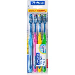 Brosse à dents souple à tête flexible