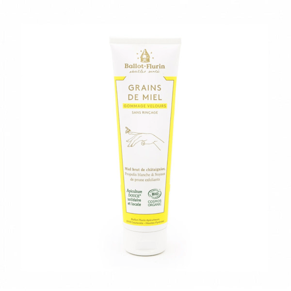 Apicosmétique Grains de Miel Gommage Velours Bio 150ml