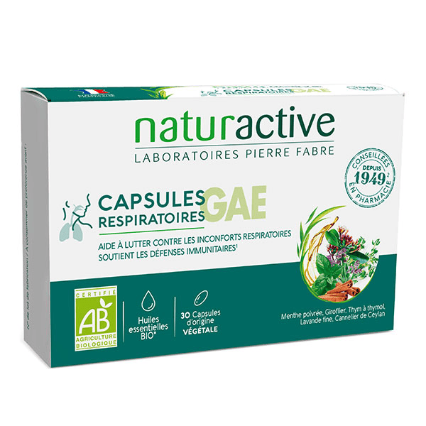 ORL Capsules respiratoires GAE Bio - 30 capsules