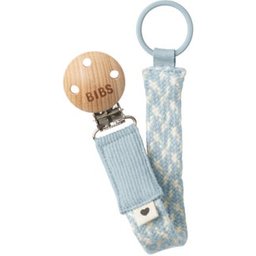 Pacifier Clip Ivory-Blue 1ut