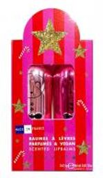 Duo Deluxe Métal Baume à Lèvres Parfumés Stars Sorbet Framboise & Pomme d'Amour 2 x 3,5 g - Coffret 2 produits