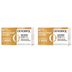 Oenobiol DUO SUN Expert Préparateur Solaire Anti-Âge Complément alimentaire - Lot de 2 x 30 capsules