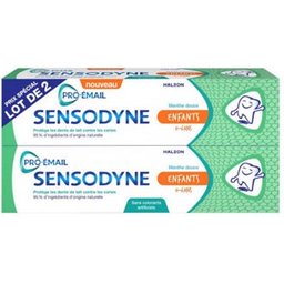 Pack Pro-émail Dentifrice Enfants 0-6 Ans 2x50ml