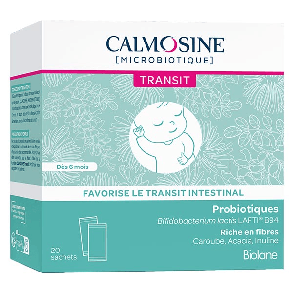 Microbiotique Transit Bébé Probiotiques Fibres 20 sachets