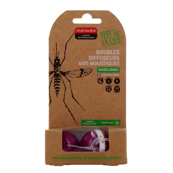 Double Boule Diffuseur Mauve