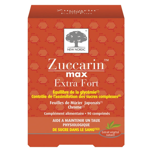 Zuccarin Mûrier Extra Fort 90 comprimés