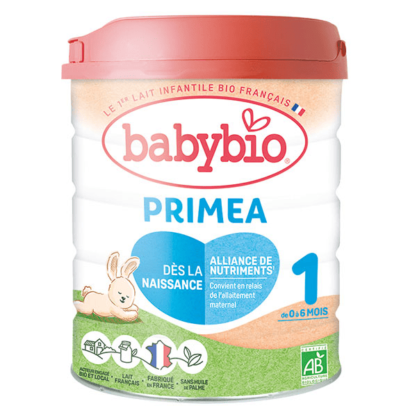 Lait Infantile Primea 1er Âge Bio 800g