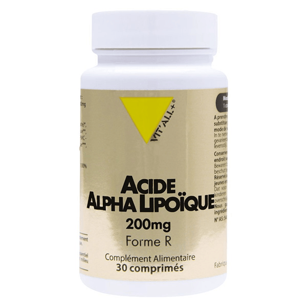 Acide Alpha Lipoïque 200mg 30 comprimés