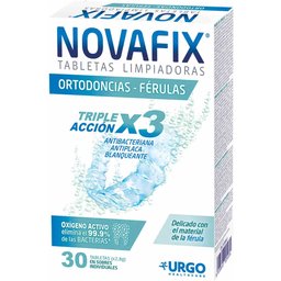 Tabletas Limpiadoras Ortodoncias y Férulas 30uds