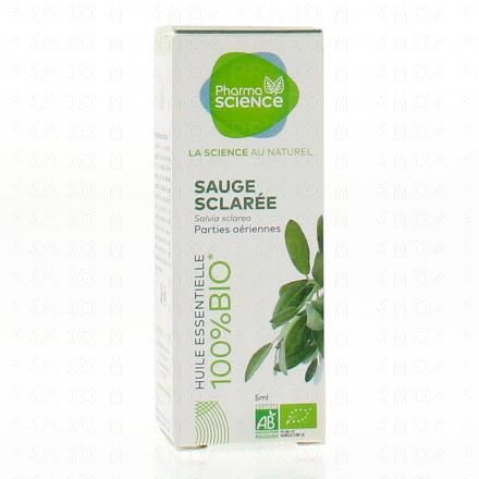 Huile essentielle de Sauge Sclarée bio flacon 5 ml
