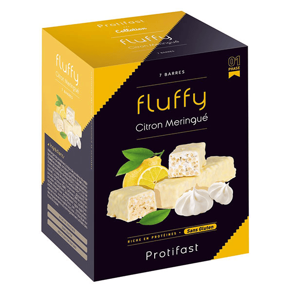 Barre Fluffy citron meringué - 7 barres