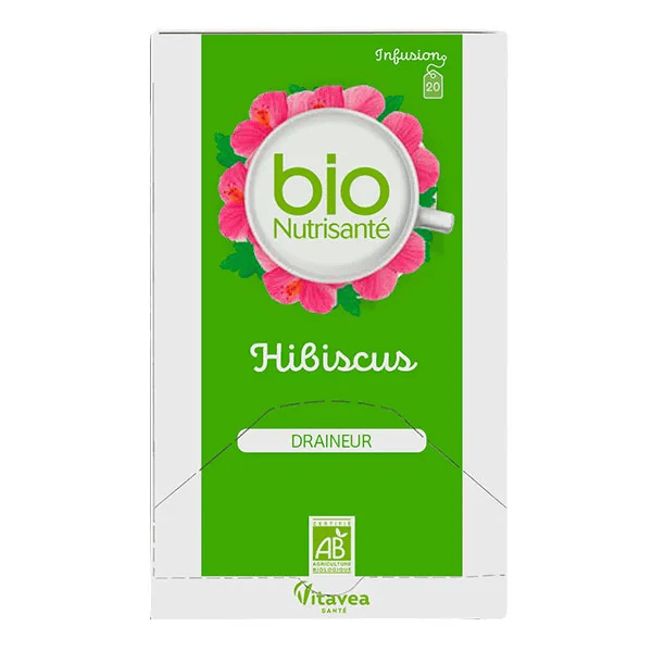 Bionutrisanté Infusion Hibiscus Draineur 20 sachets