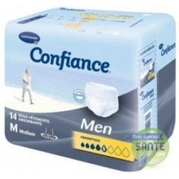 Confiance Sous-Vtements Absorbants Mdium Homme Paquet De 14
