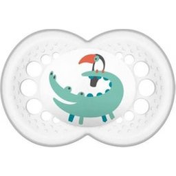 Sucette Décor Classique À Partir De 6 Mois Silicone Lot De 2 Sucettes En Boîte De Stérilisation Coloris Aléatoire
